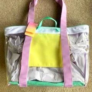 Transparent Beach Tote Bag - Stoney Clover Lane x Target Clear/Lavender